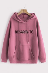 BESARMATĖ - UNISEX HOODY DŽEMPERIS
