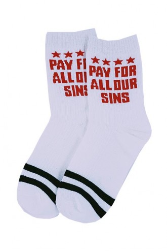 Pay for all our sins kojinės