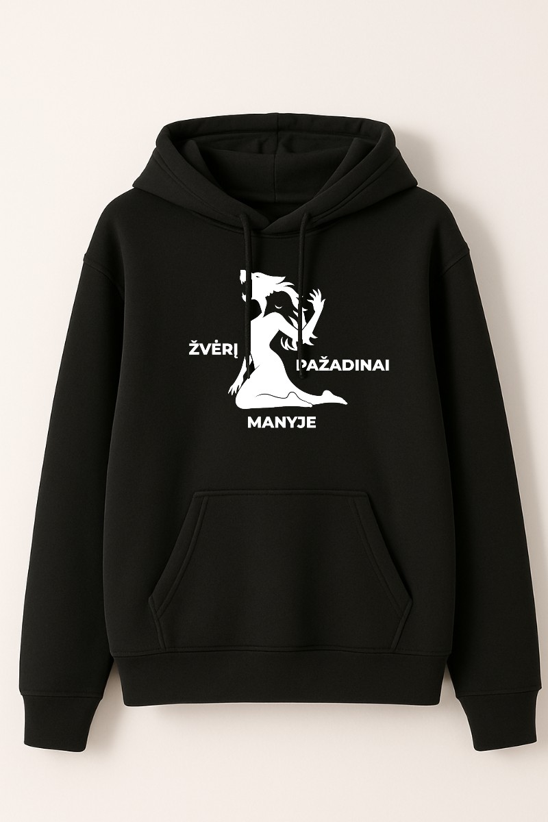 ŽVĖRIS - UNISEX HOODY DŽEMPERIS