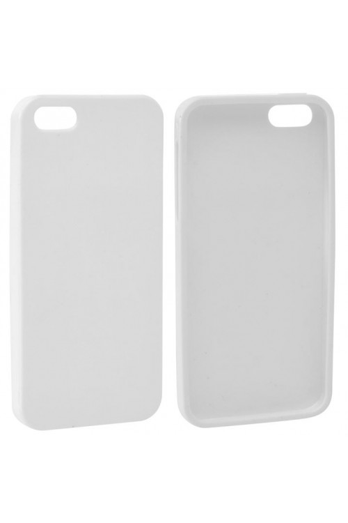 Minkštas baltas dėkliukas(iPhone 5)
