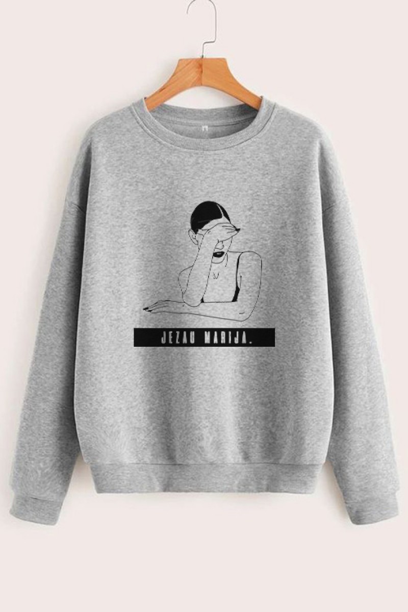 JEZAU MARIJA - OVERSIZE DŽEMPERIS (SALE)
