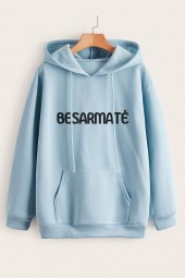 BESARMATĖ - UNISEX HOODY DŽEMPERIS