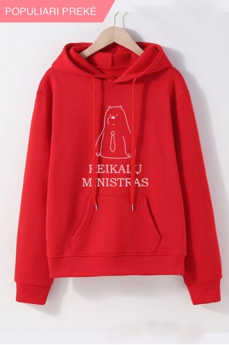 REIKALŲ MINISTRAS - UNISEX HOODY DŽEMPERIS